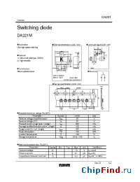 Datasheet DA221M manufacturer Rohm